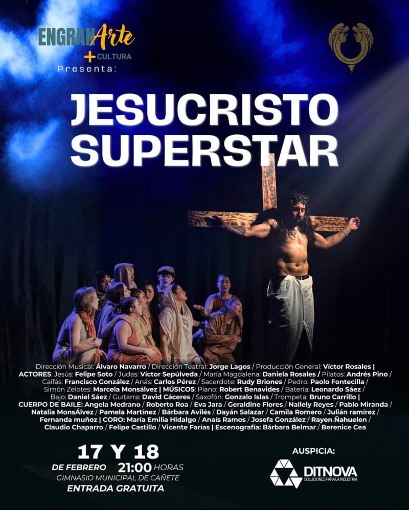 Afiche de la obra Jesucristo Superstar