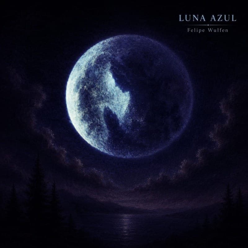 Portada del single Luna Azul